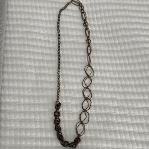Chic Bronze Chain Necklace